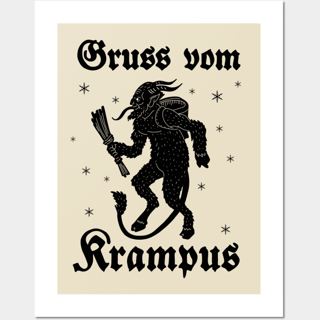 Krampus Wall Art by valentinahramov